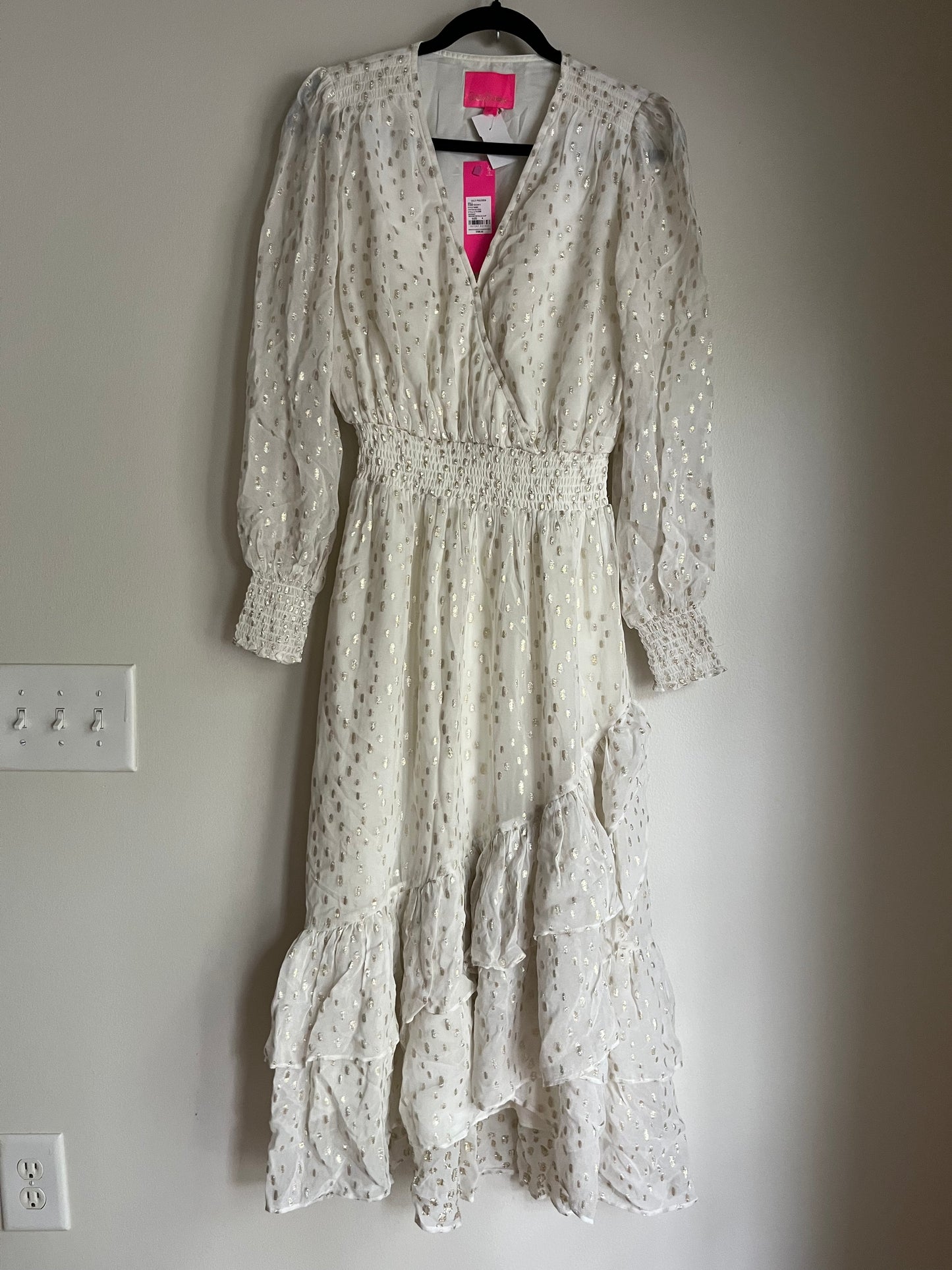 Dress Party Long By Lilly Pulitzer In Cream, Size: S