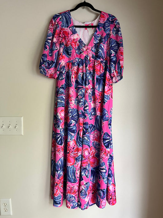 Dress Party Long By Lilly Pulitzer In Multi-colored, Size: S