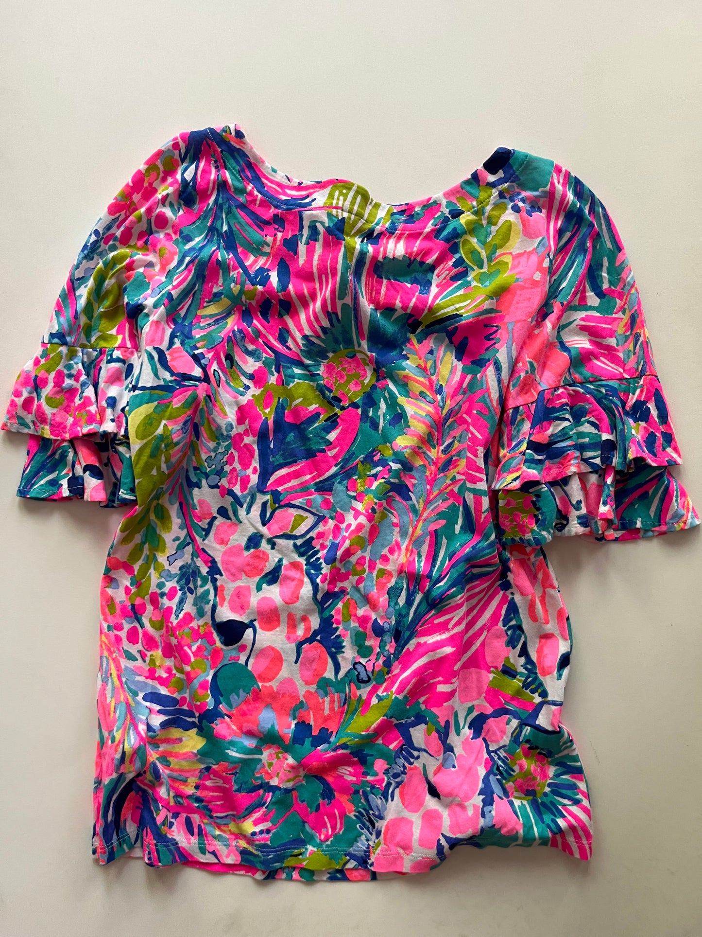 Top Short Sleeve By Lilly Pulitzer In Multi-colored, Size: Xs