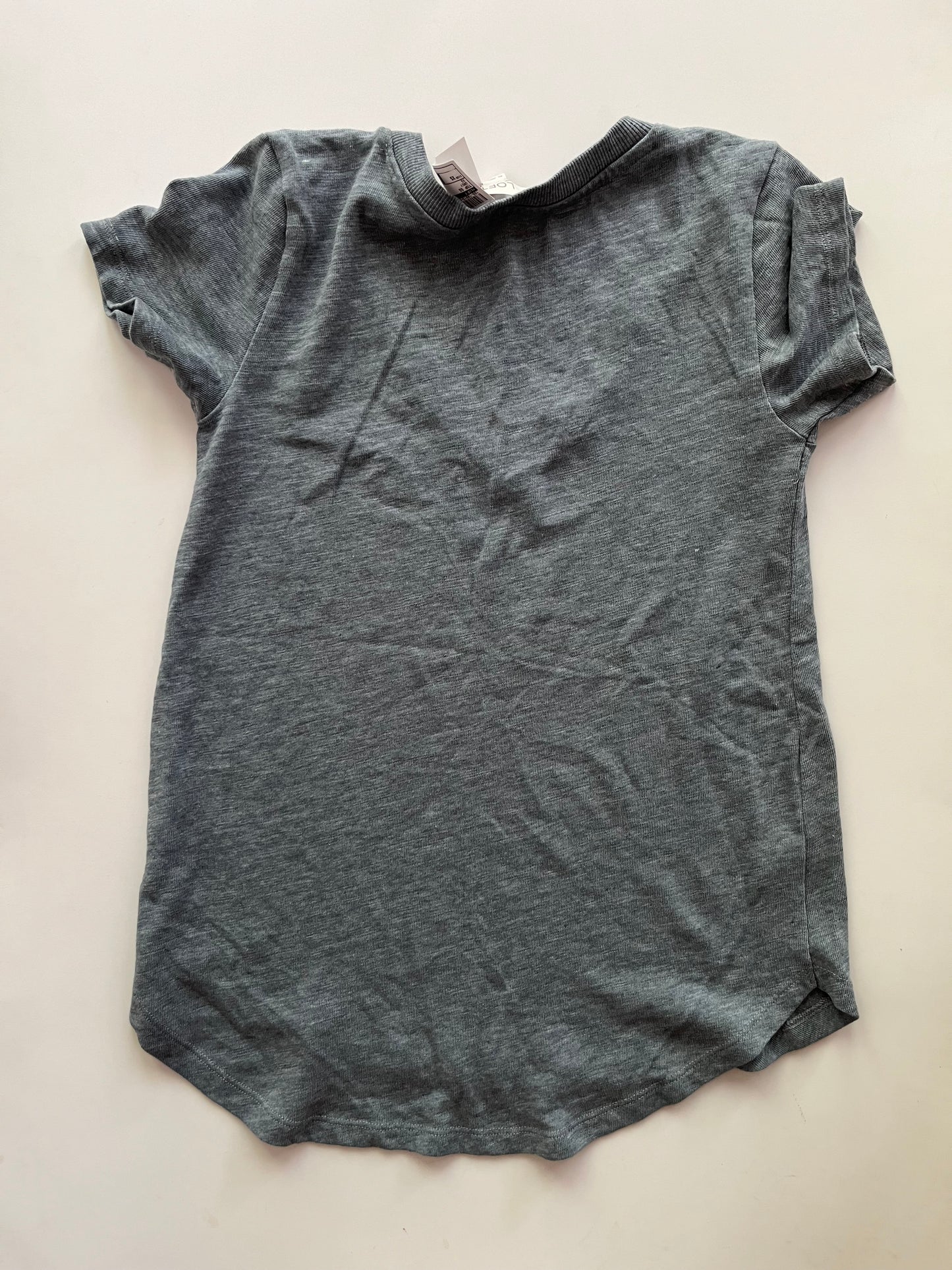 Top Short Sleeve By Loft In Grey, Size: Xs