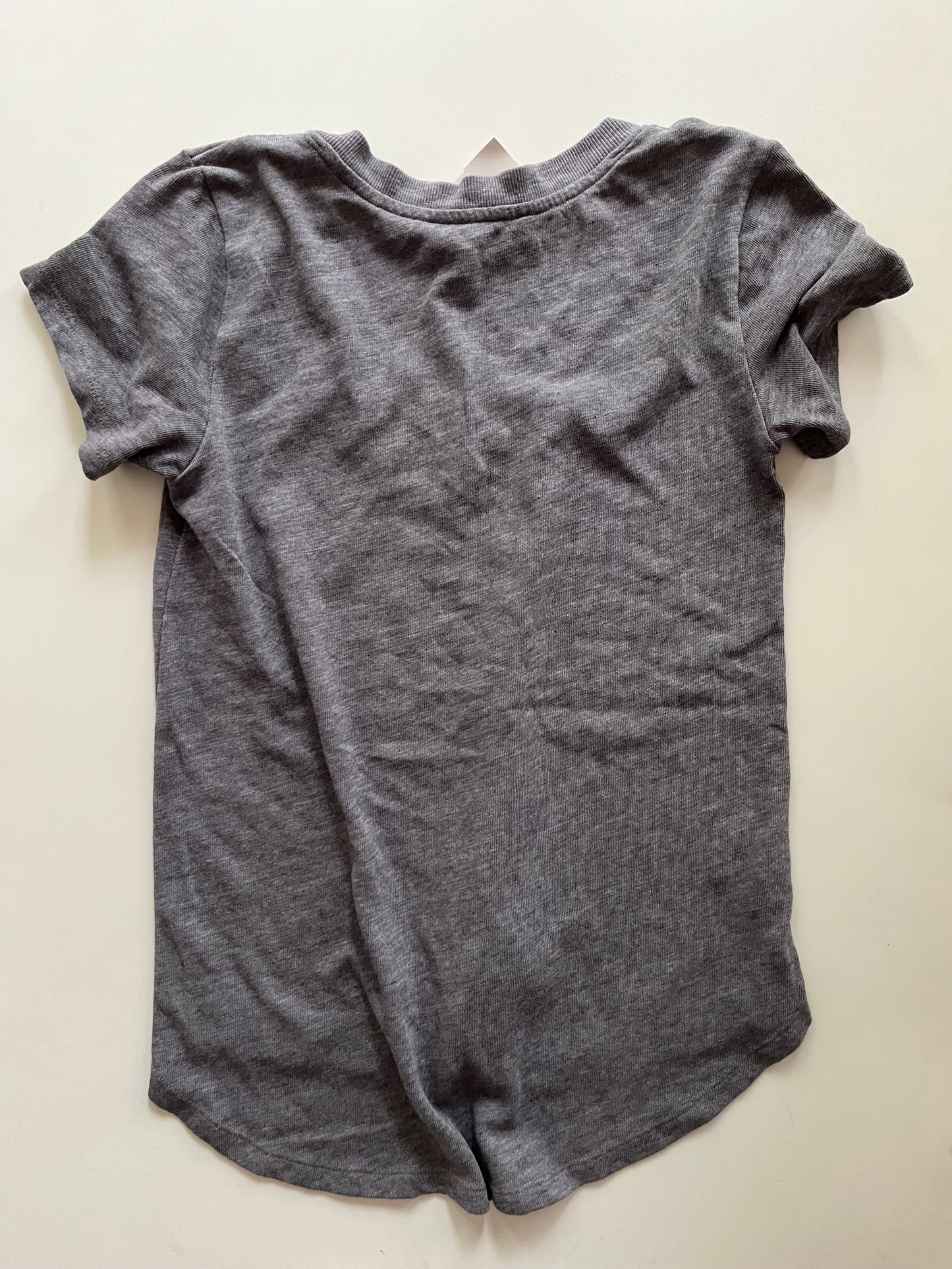 Top Short Sleeve By Loft In Grey, Size: Xs