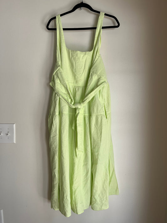 Dress Casual Maxi By Ava & Viv In Lime Green, Size: 2x