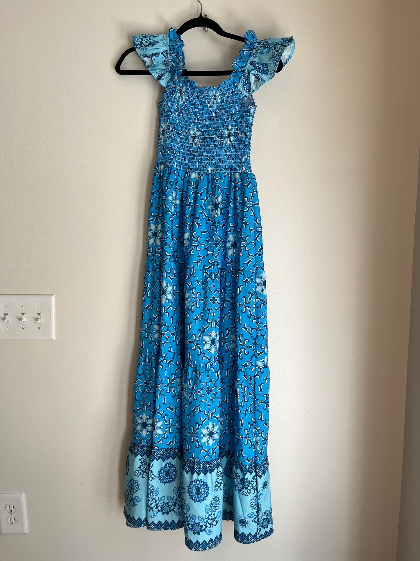 Dress Casual Maxi By Pink Ripple In Blue, Size: Xl