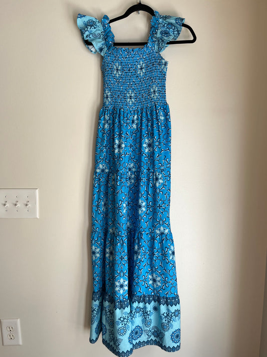 Dress Casual Maxi By Pink Ripple In Blue, Size: Xl