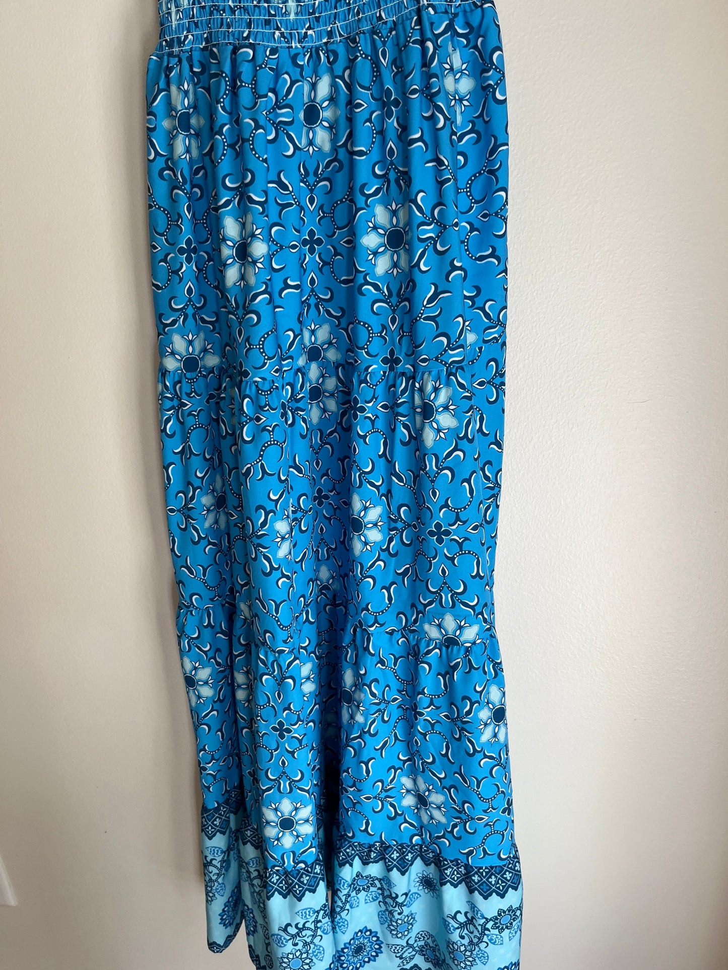 Dress Casual Maxi By Pink Ripple In Blue, Size: Xl