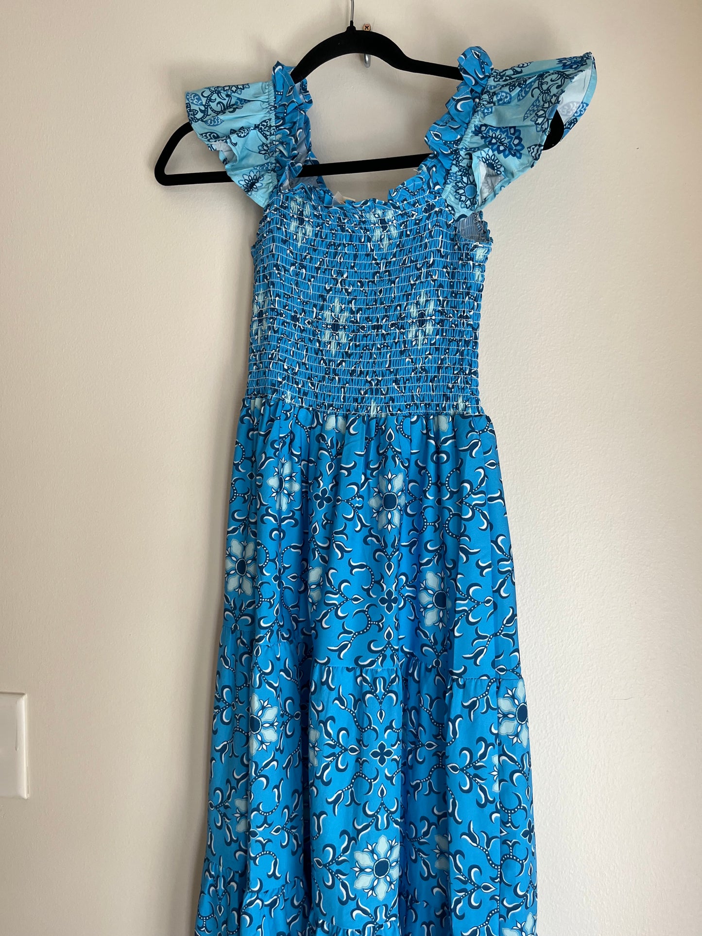 Dress Casual Maxi By Pink Ripple In Blue, Size: Xl