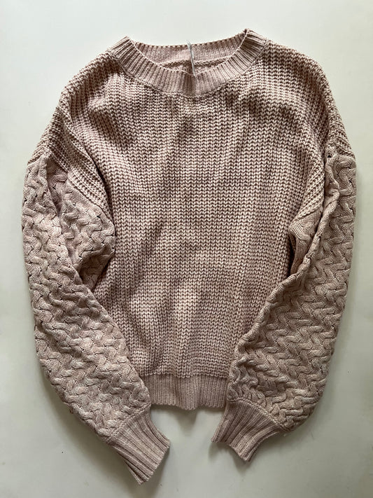 Sweater By Clothes Mentor In Beige, Size: S