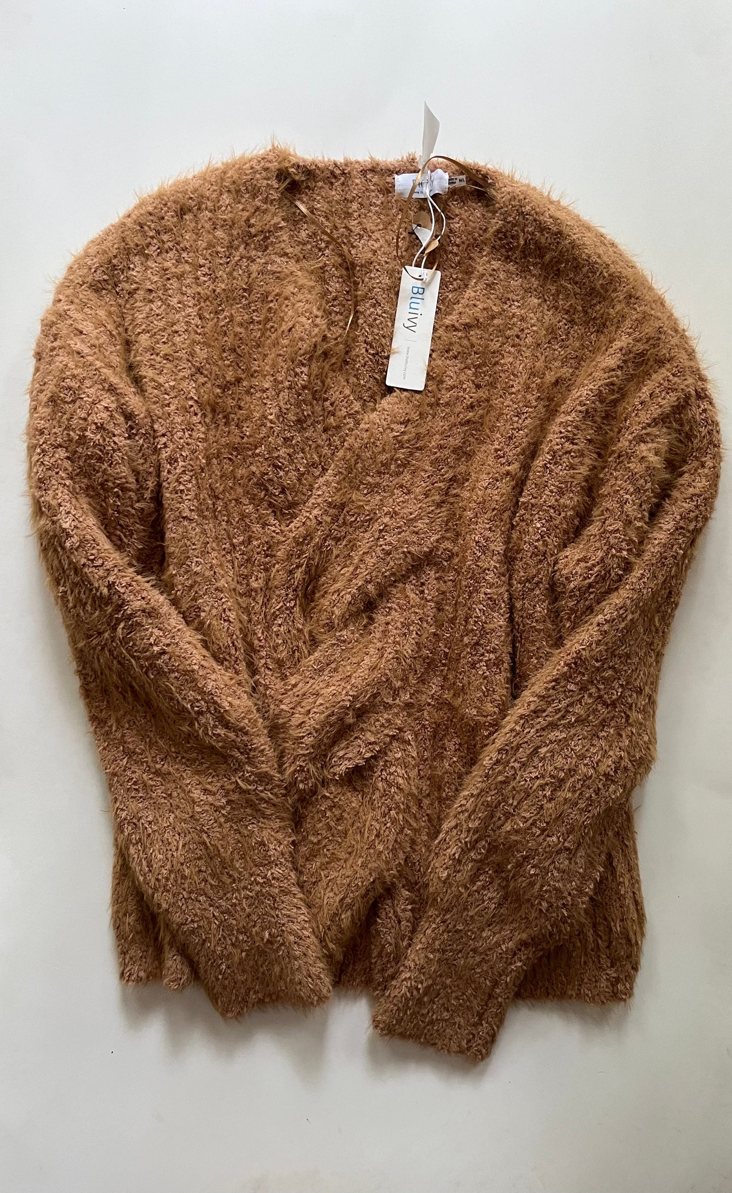 Sweater By Blu In Brown, Size: M