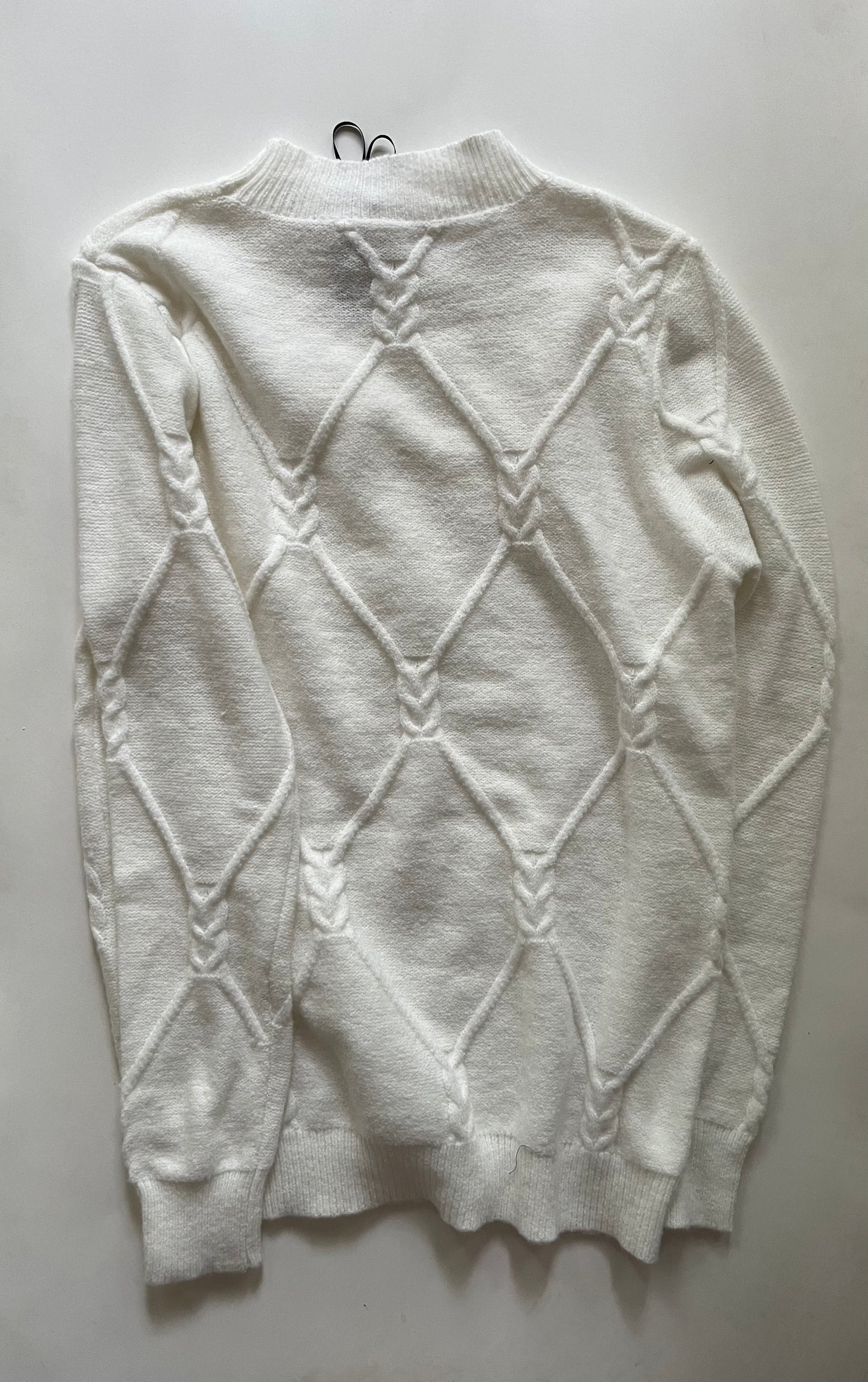 Sweater By Vine & Love In White, Size: L