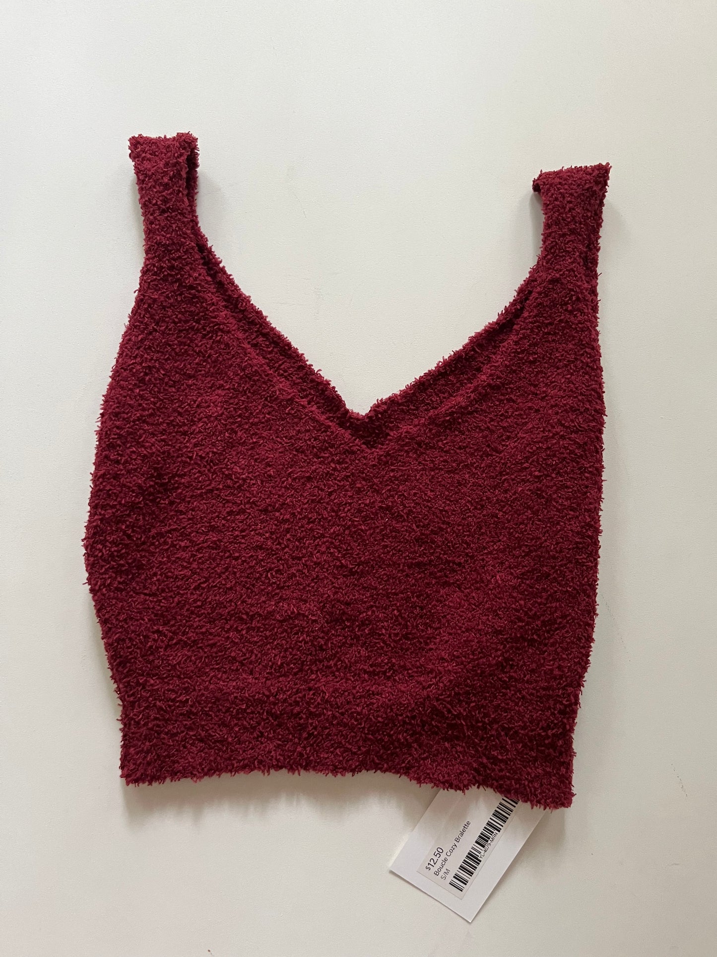 Athletic Tank Top By Clothes Mentor In Burgundy, Size: M