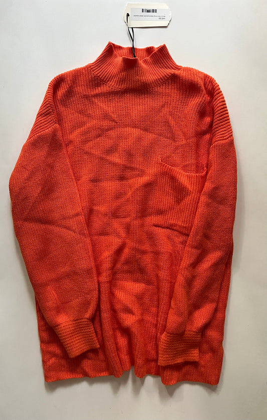 Sweater By Vine & Love In Orange, Size: L