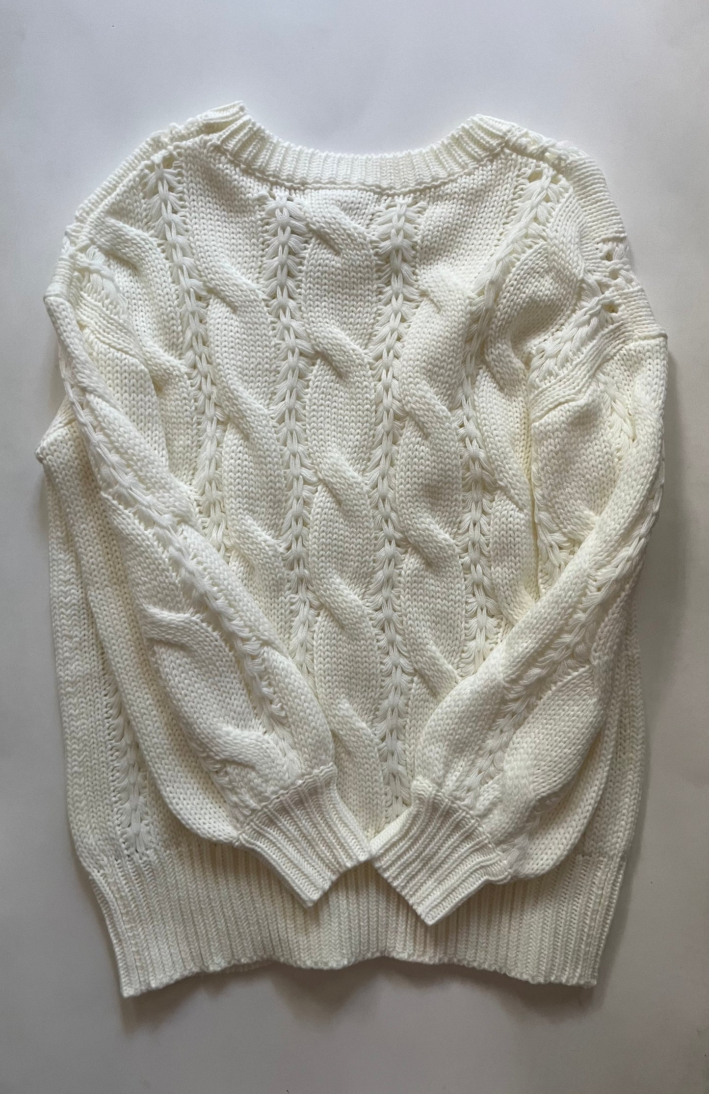 Sweater By Vine & Love In Cream, Size: M