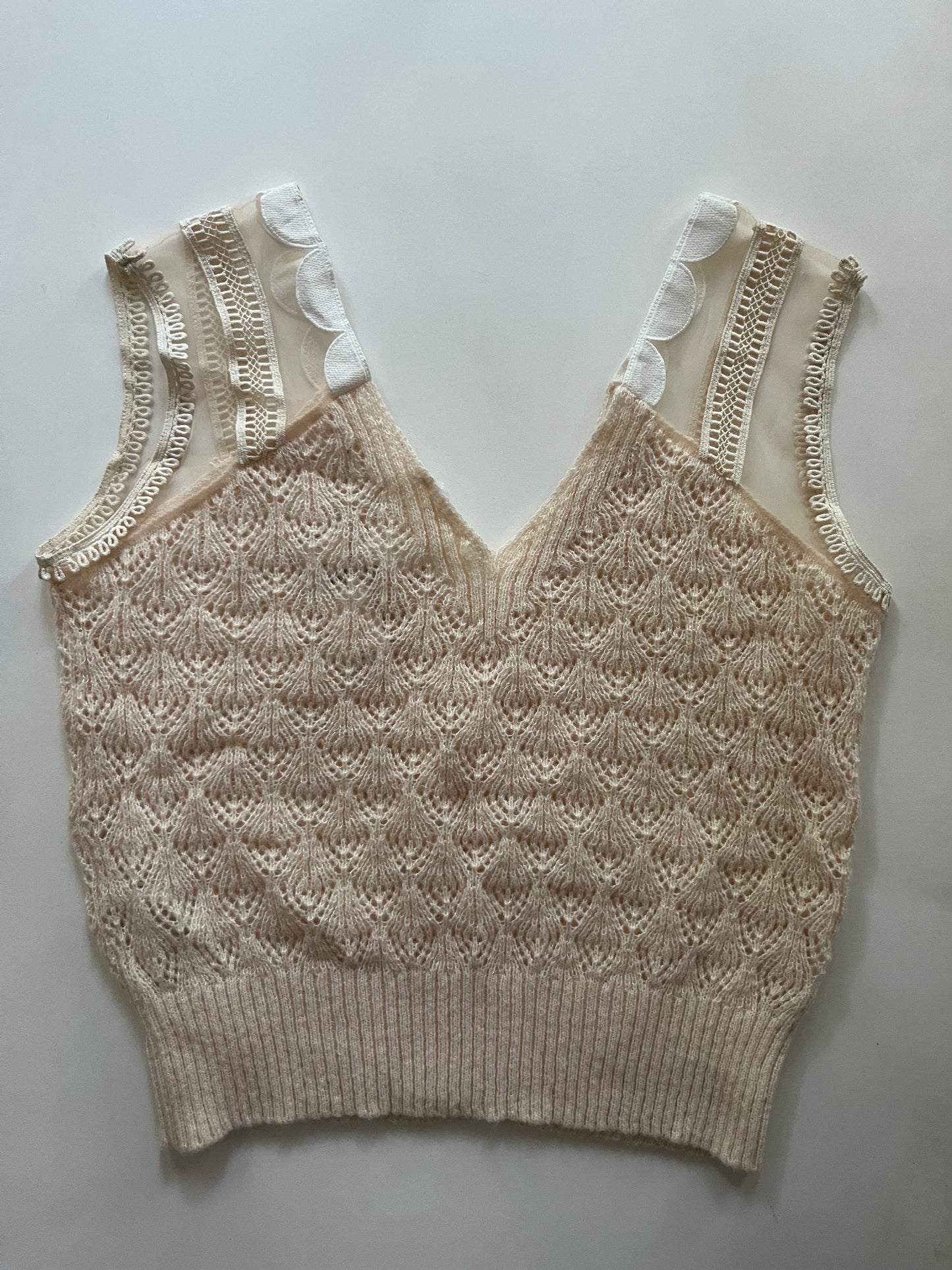 Sweater By Maeve In Cream, Size: Osfm