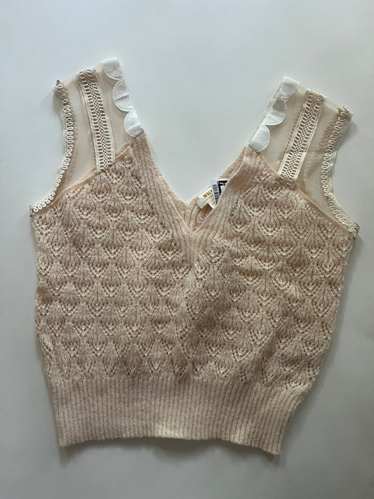 Sweater By Maeve In Cream, Size: Osfm