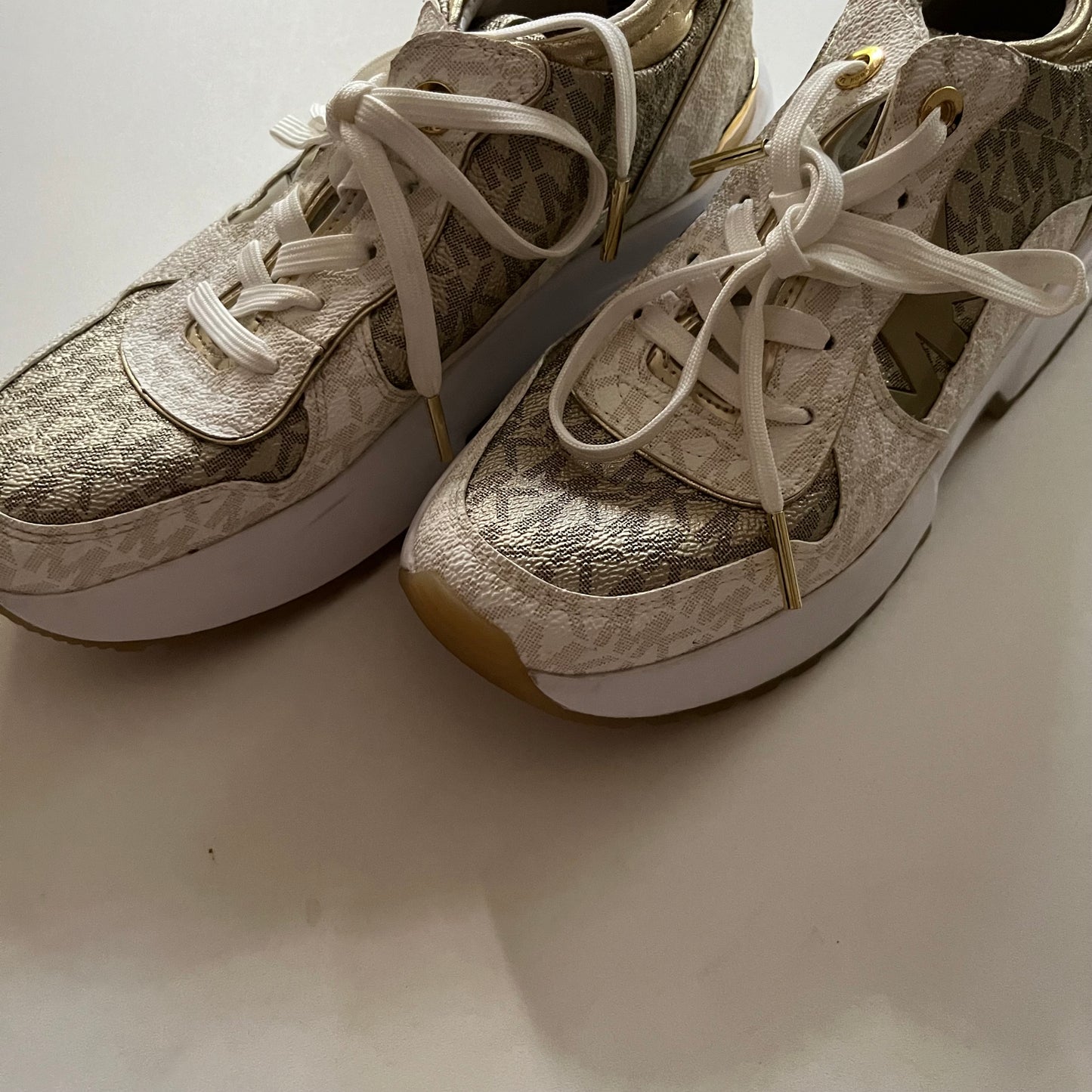 Shoes Athletic By Michael Kors In Gold, Size: 6.5