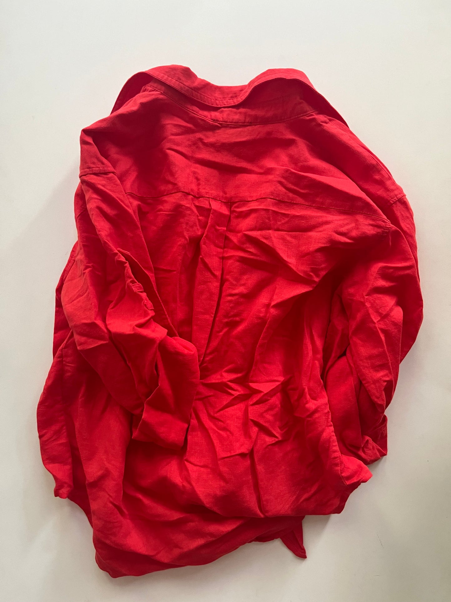 Top Long Sleeve By Karl Lagerfeld In Red, Size: Xs