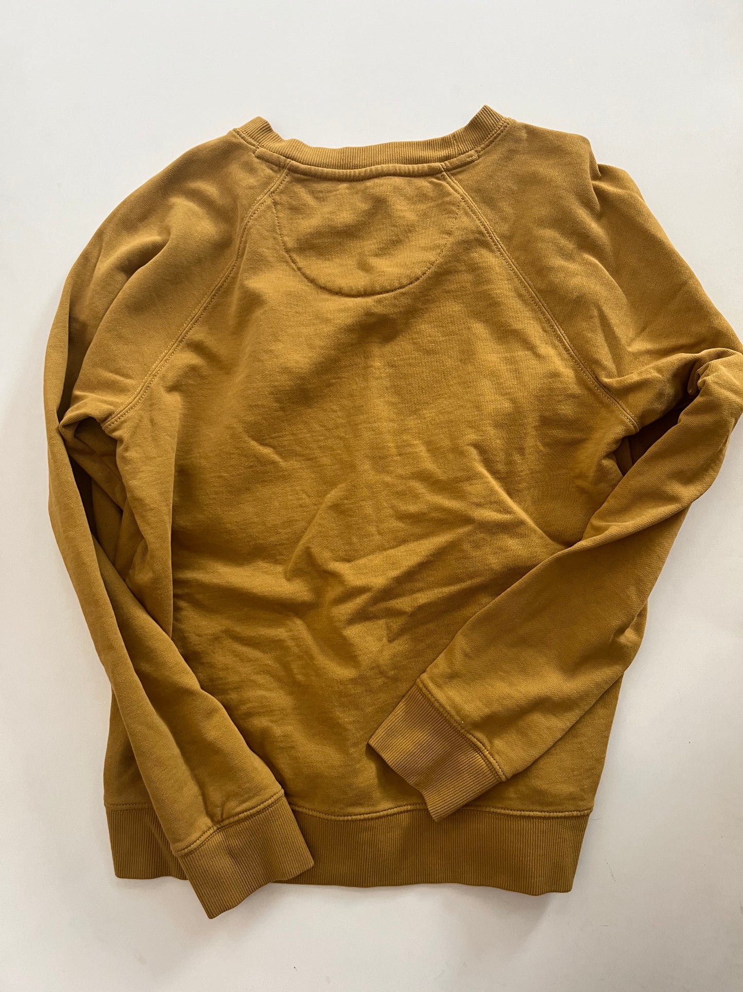 Sweatshirt Crewneck By Patagonia In Mustard, Size: S