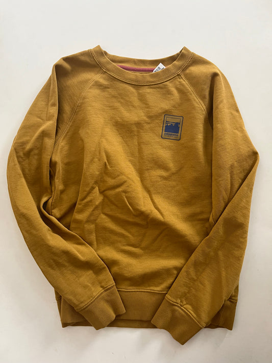 Sweatshirt Crewneck By Patagonia In Mustard, Size: S