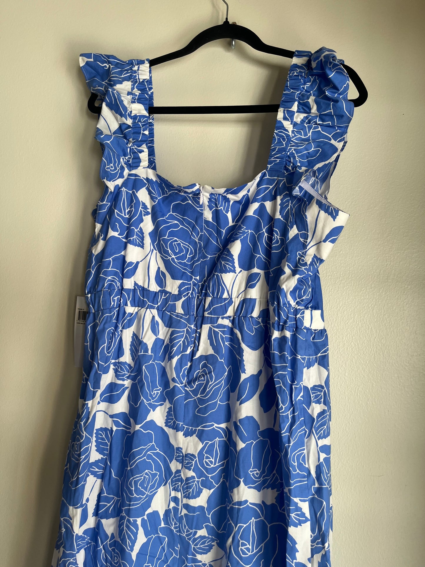 Dress Casual Maxi By London Times In Blue, Size: L