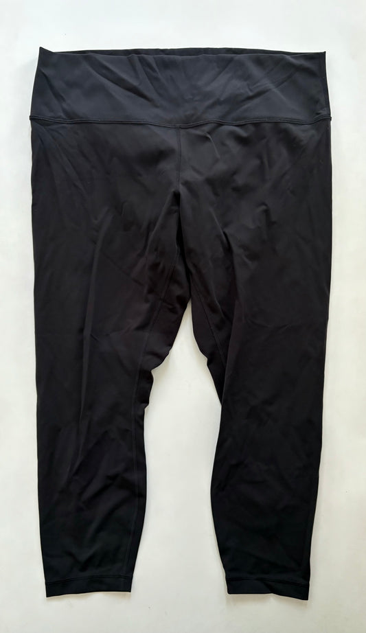 Athletic Leggings By Lululemon In Black, Size: 1x