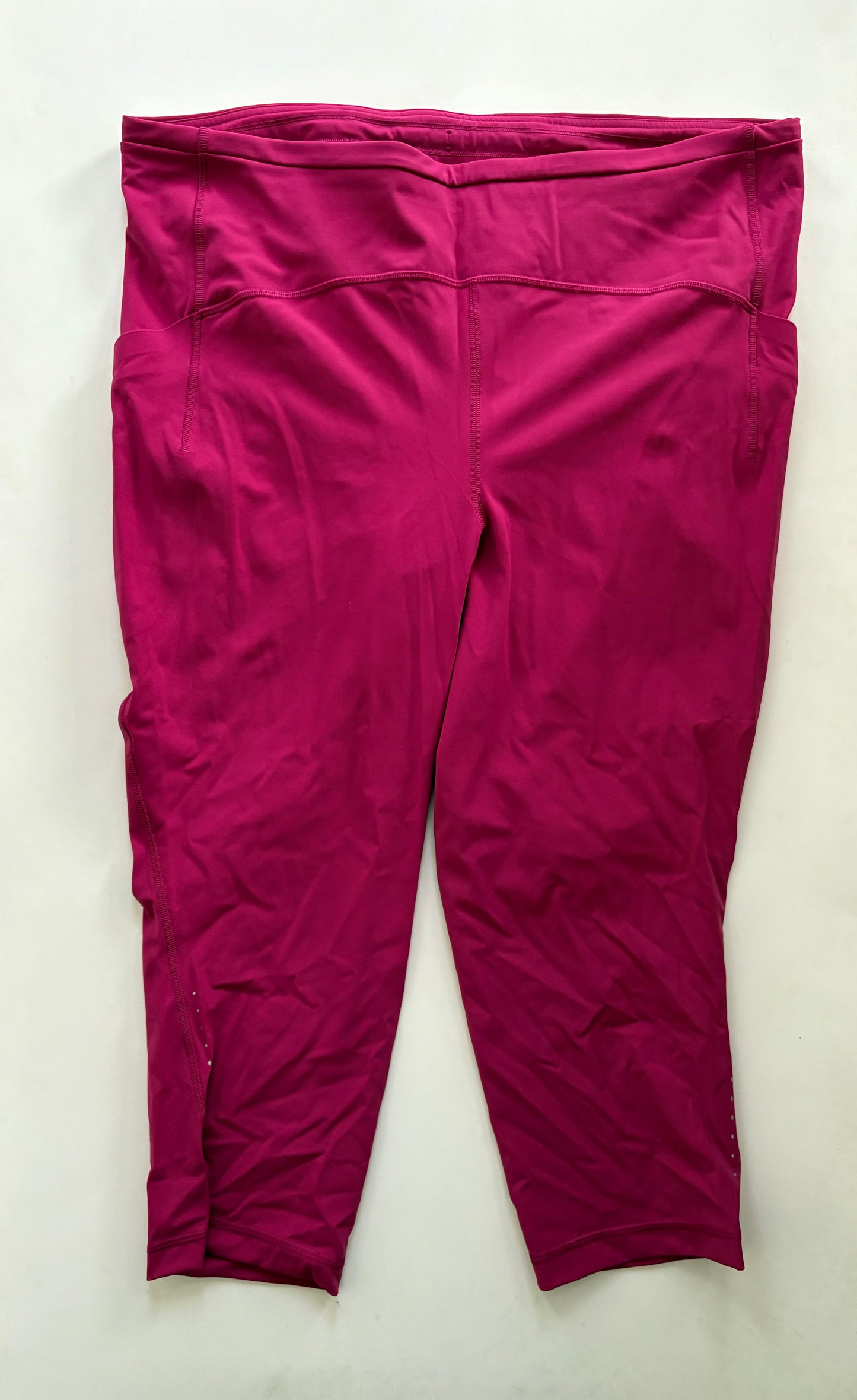 Athletic Leggings By Lululemon In Pink, Size: 1x