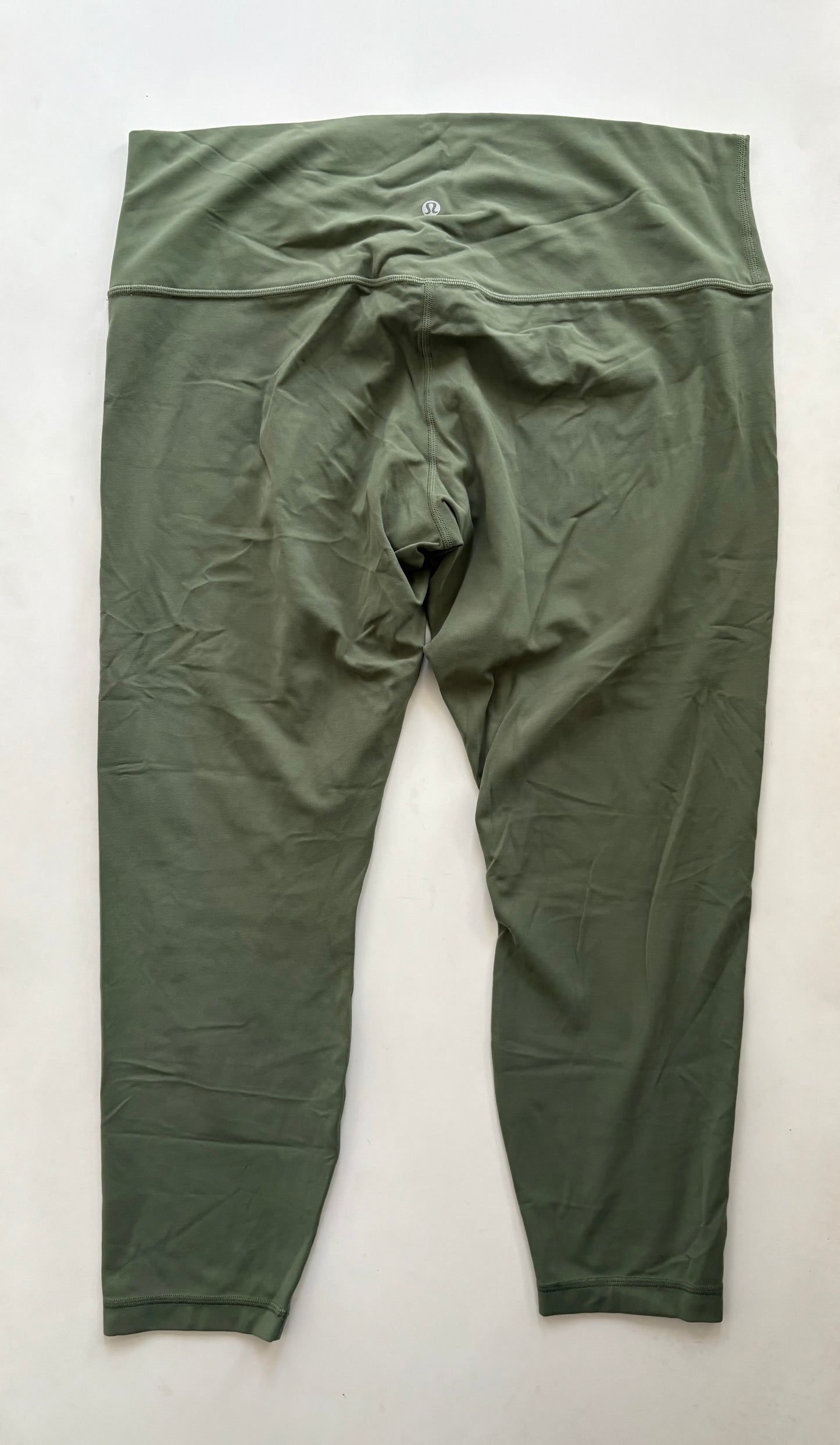 Athletic Leggings By Lululemon In Green, Size: 1x