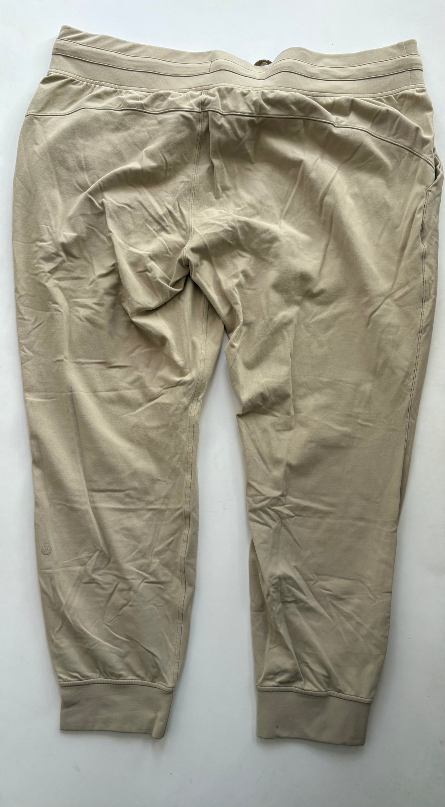 Athletic Pants By Lululemon In Cream, Size: 20