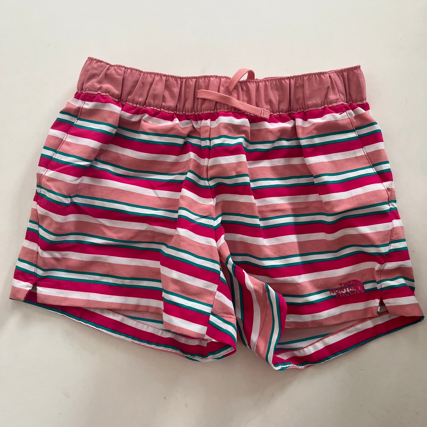 Athletic Shorts By North Face In Striped, Size: S