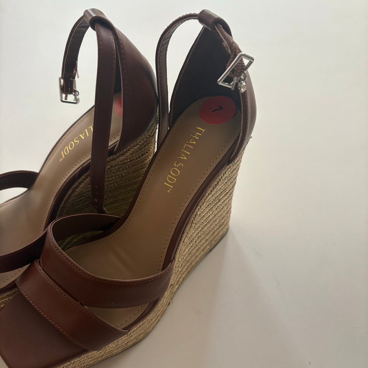 Shoes Heels Wedge By Thalia Sodi In Brown, Size: 7