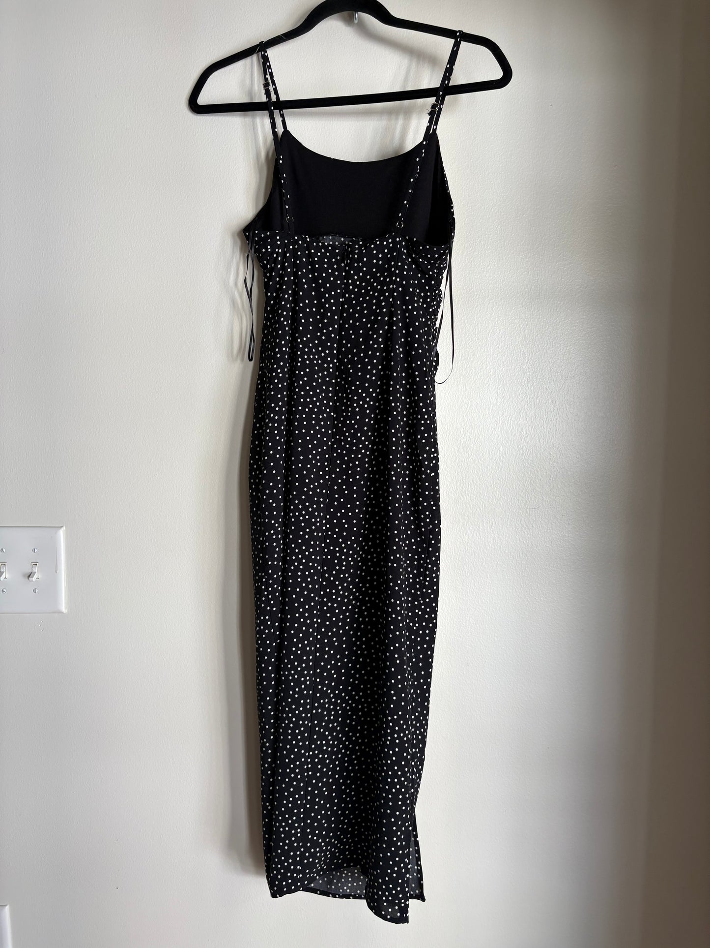 Dress Casual Maxi By Pull & Bear In Polkadot, Size: M