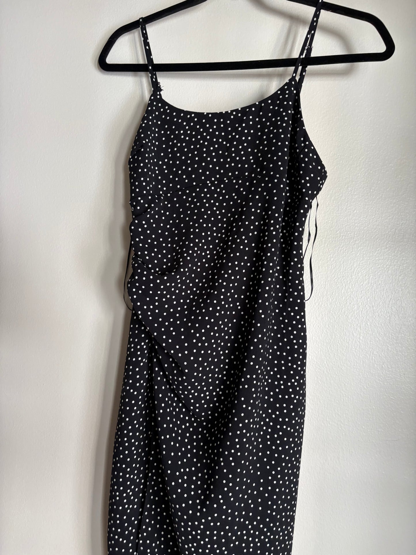 Dress Casual Maxi By Pull & Bear In Polkadot, Size: M