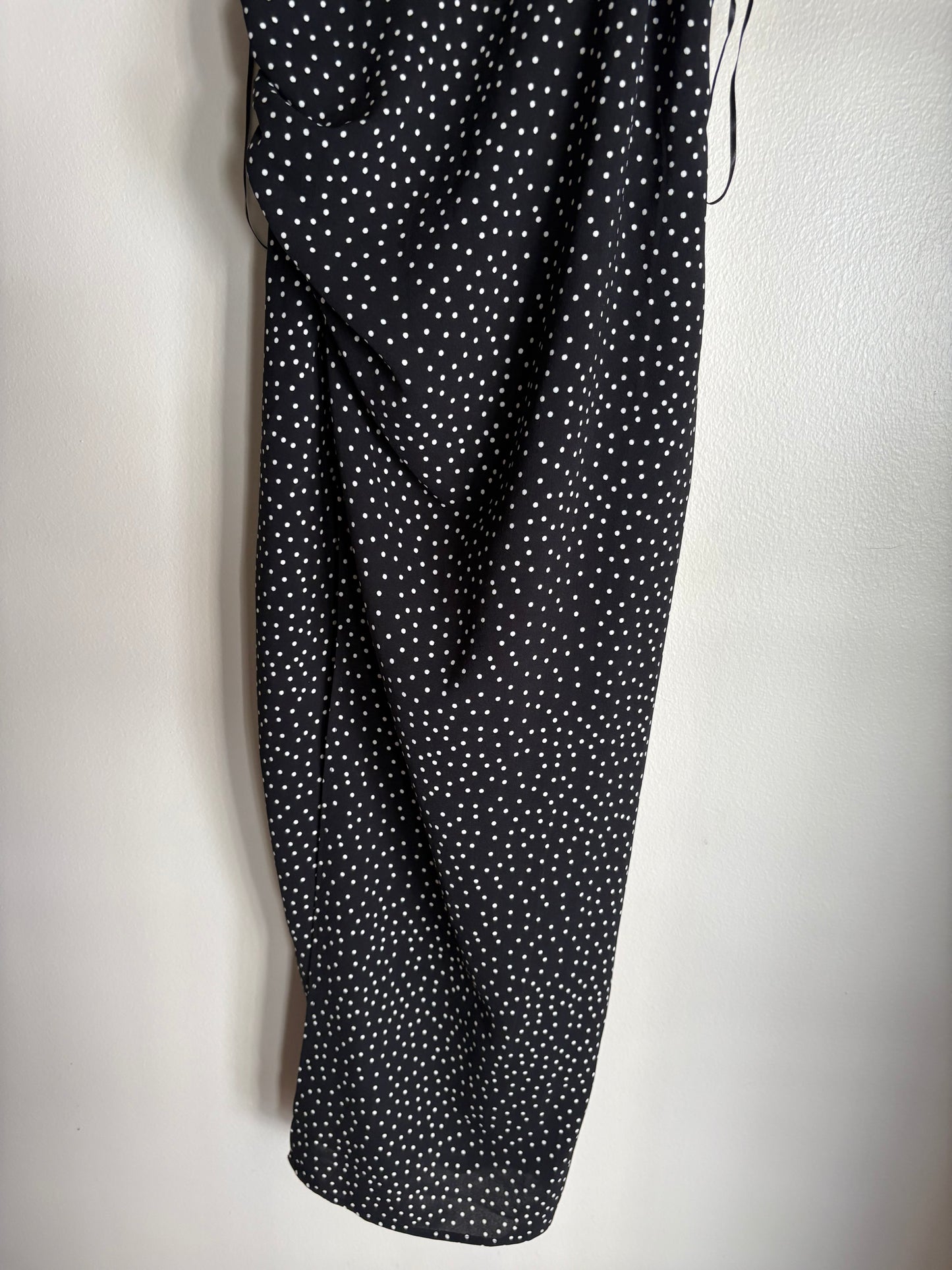 Dress Casual Maxi By Pull & Bear In Polkadot, Size: M