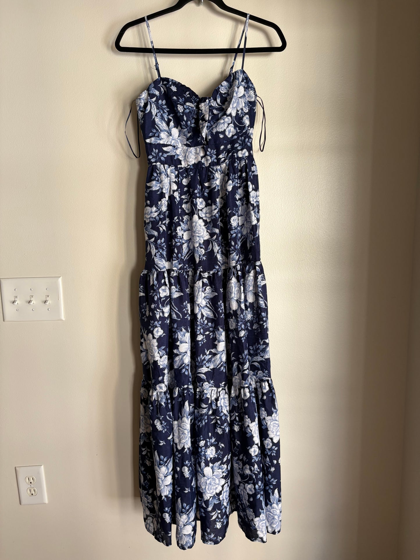 Dress Casual Maxi By Miami In Navy, Size: M