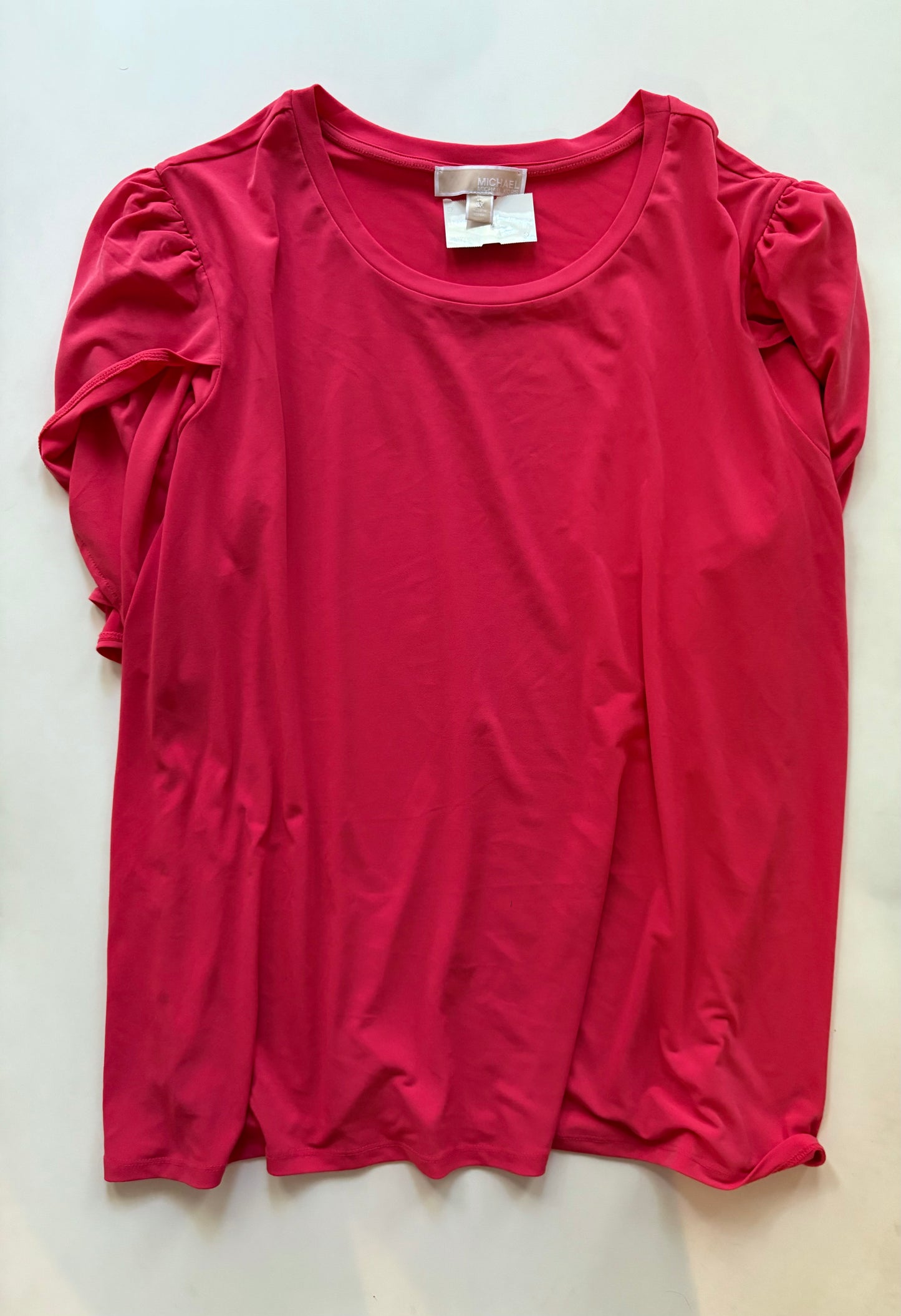 Blouse Short Sleeve By Michael Kors In Salmon, Size: 3x