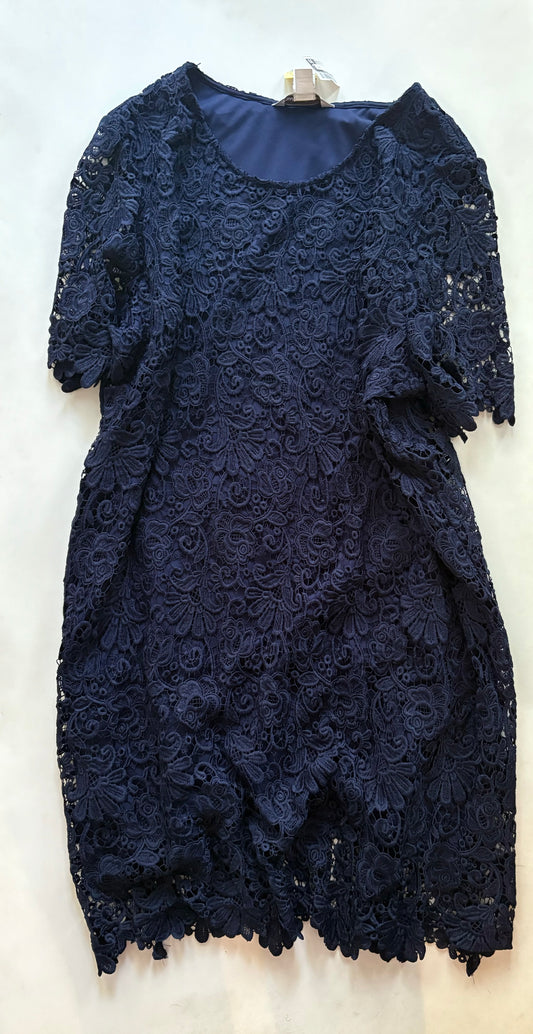 Dress Work By DRAPPERS In Navy, Size: 2x