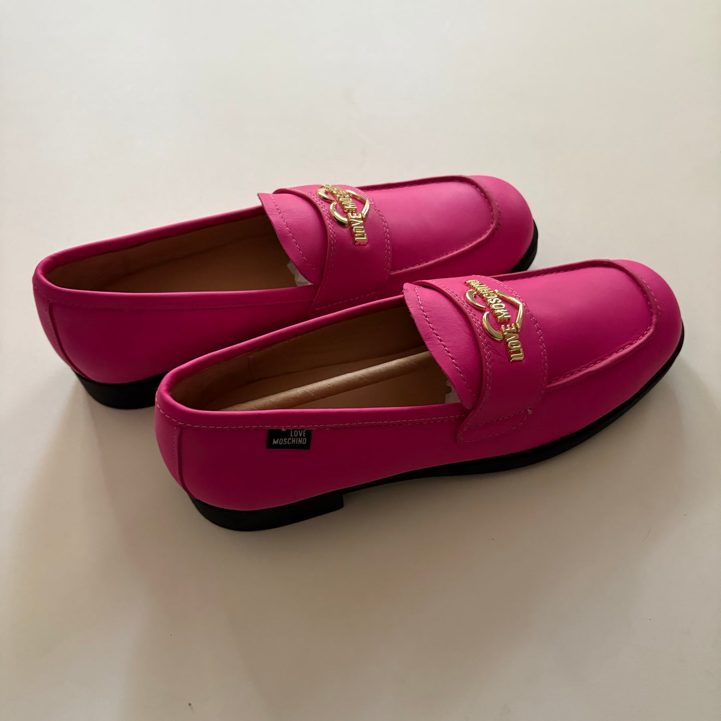 Shoes Flats By Love Moschino In Hot Pink, Size: 9.5