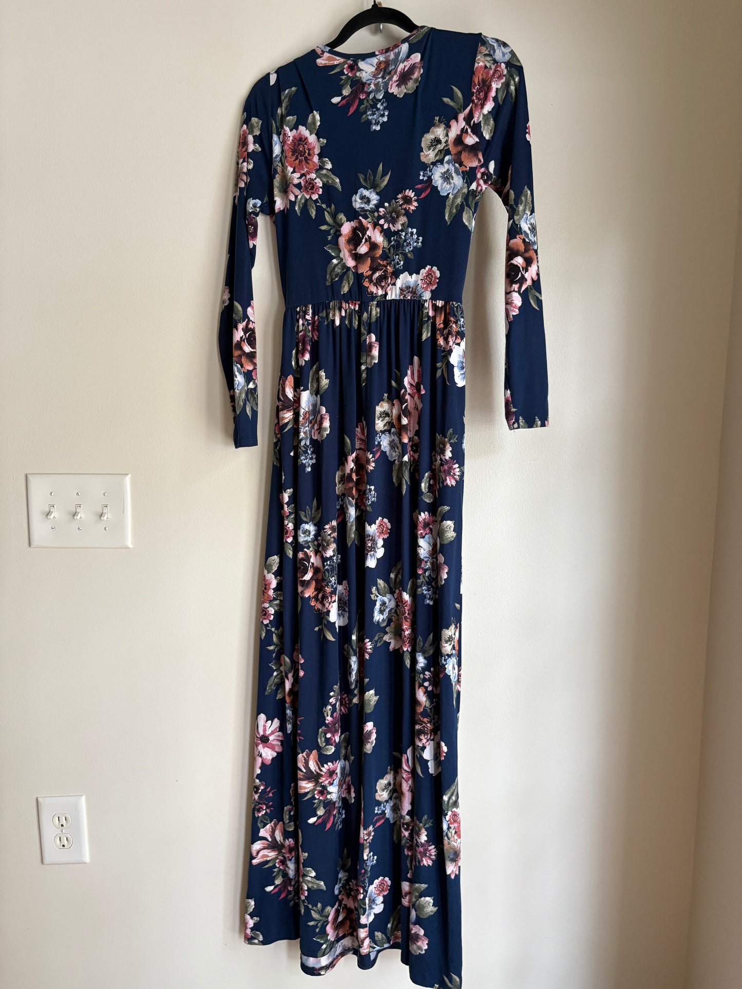 Dress Casual Maxi By Reborn In Floral Print, Size: M