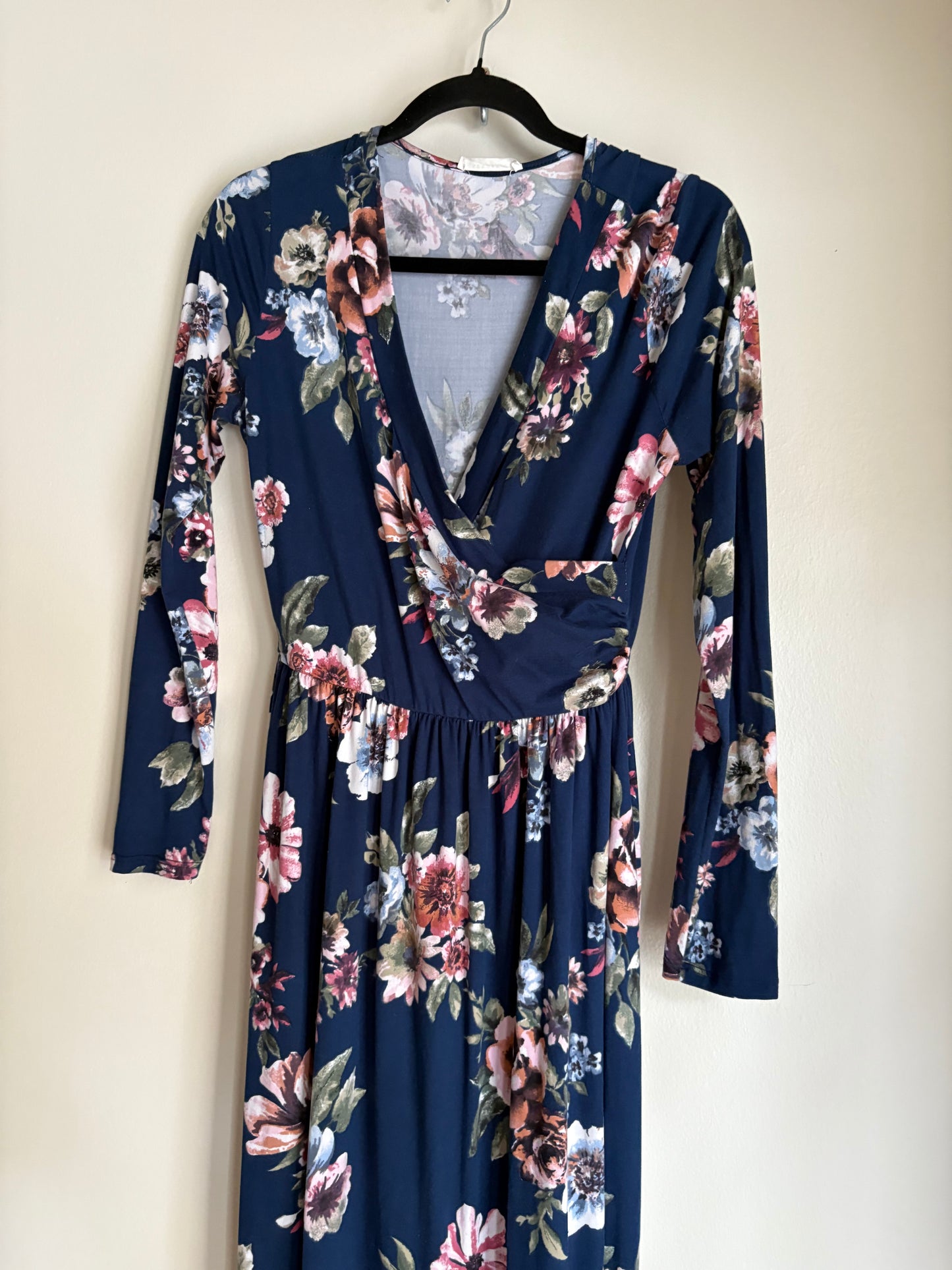 Dress Casual Maxi By Reborn In Floral Print, Size: M