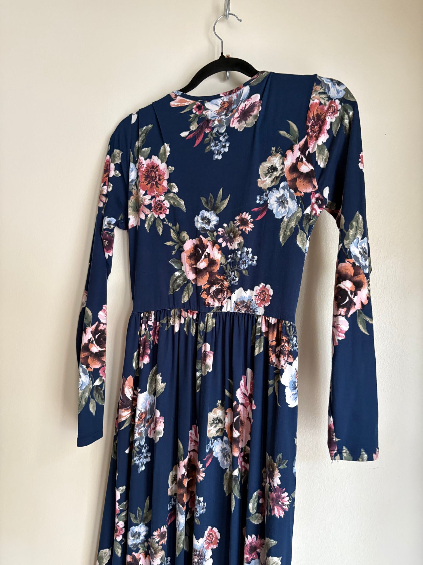 Dress Casual Maxi By Reborn In Floral Print, Size: M