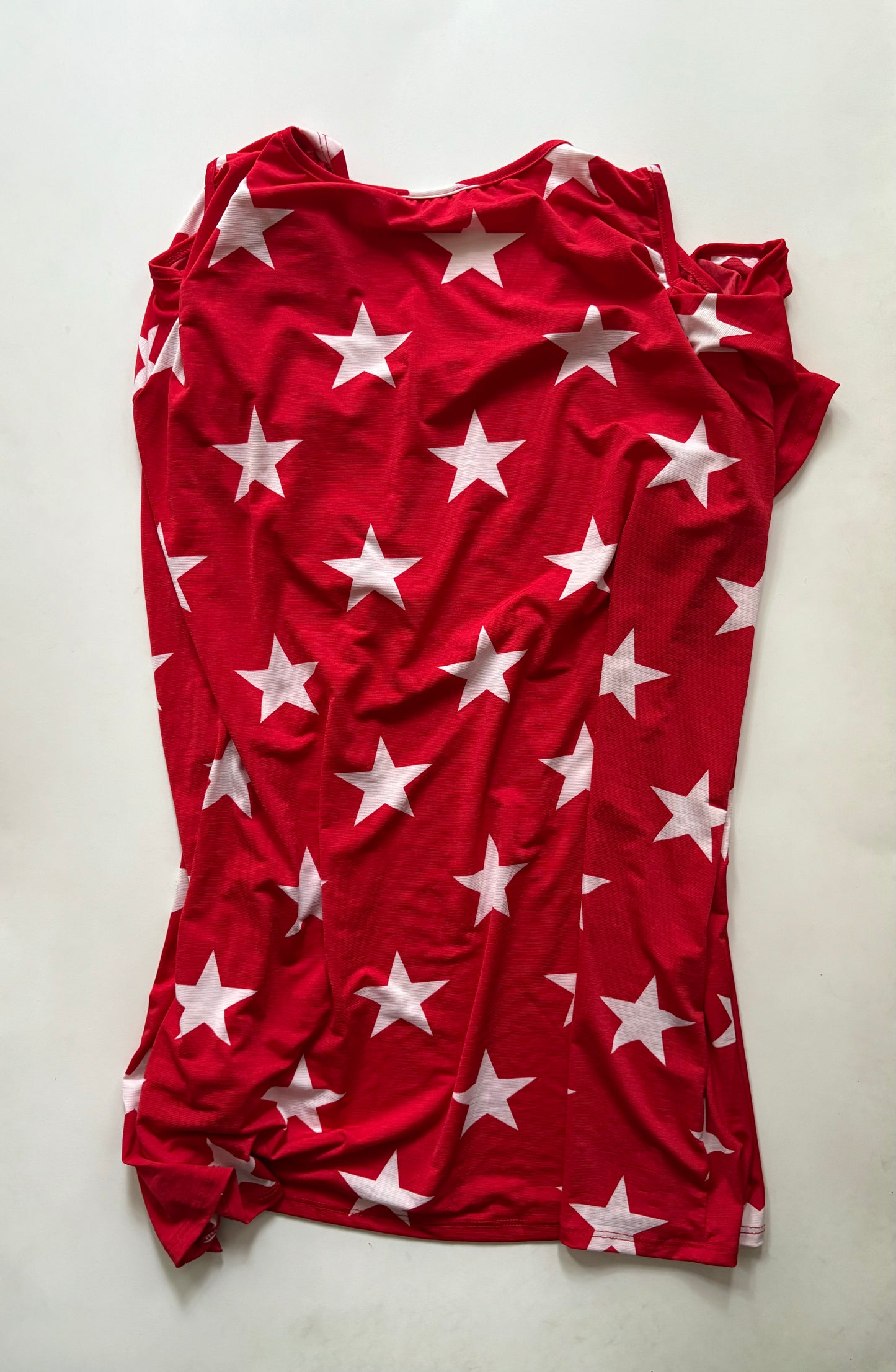 Top Short Sleeve By Chicsoul In Red, Size: 3x