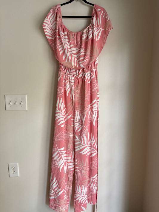 Jumpsuit By L Love In Pink, Size: 3x