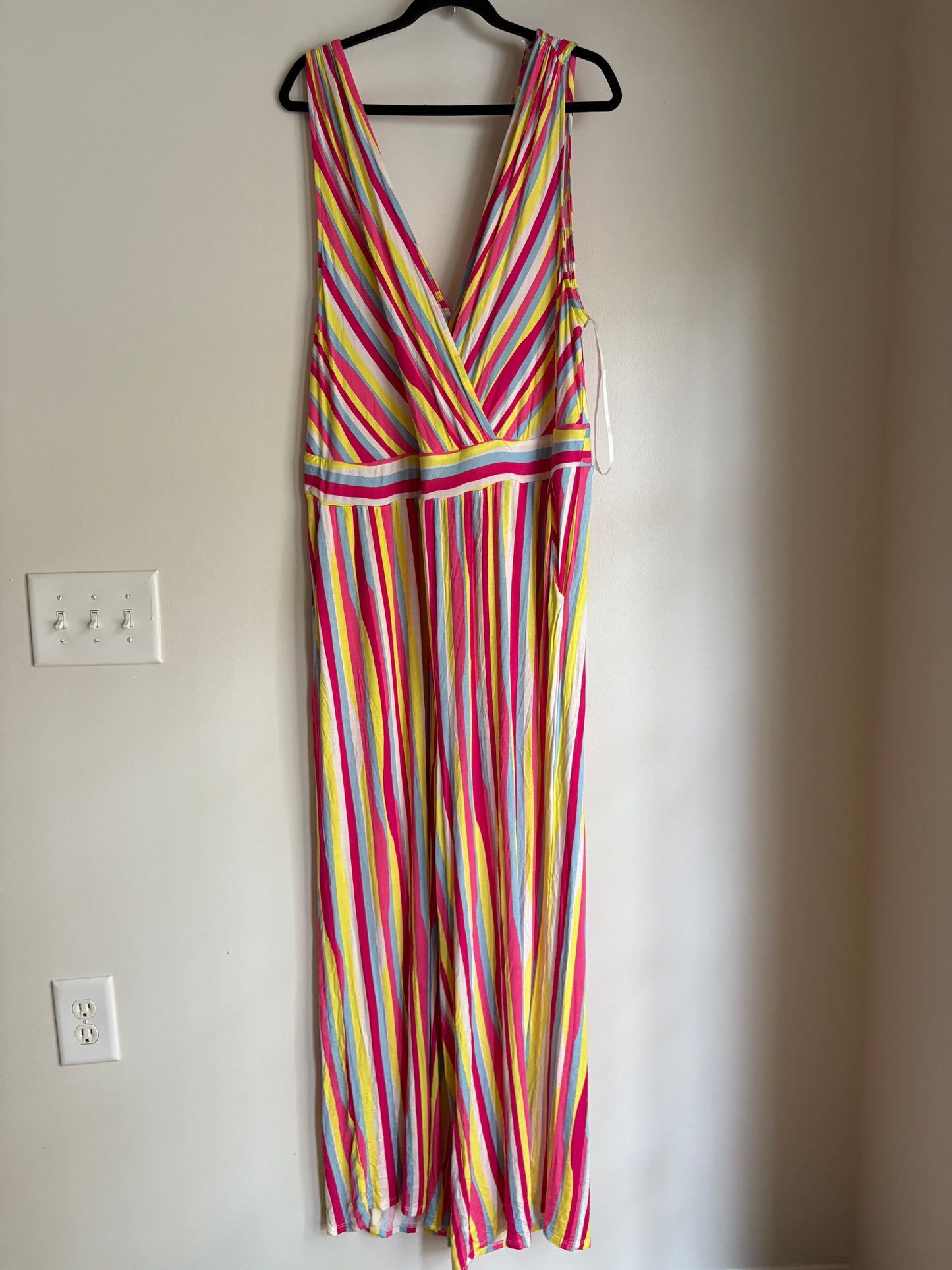 Jumpsuit By Torrid In Striped Pattern, Size: 3x