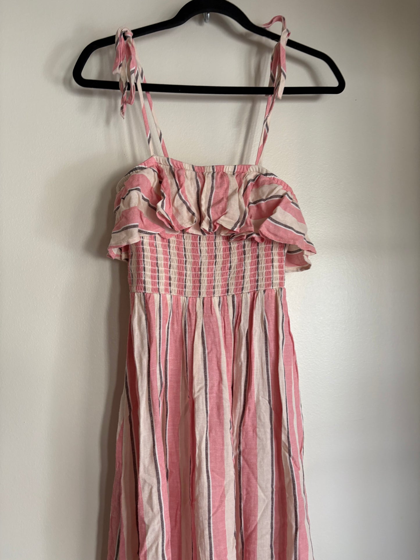 Dress Casual Maxi By Cmc In Striped Pattern, Size: S