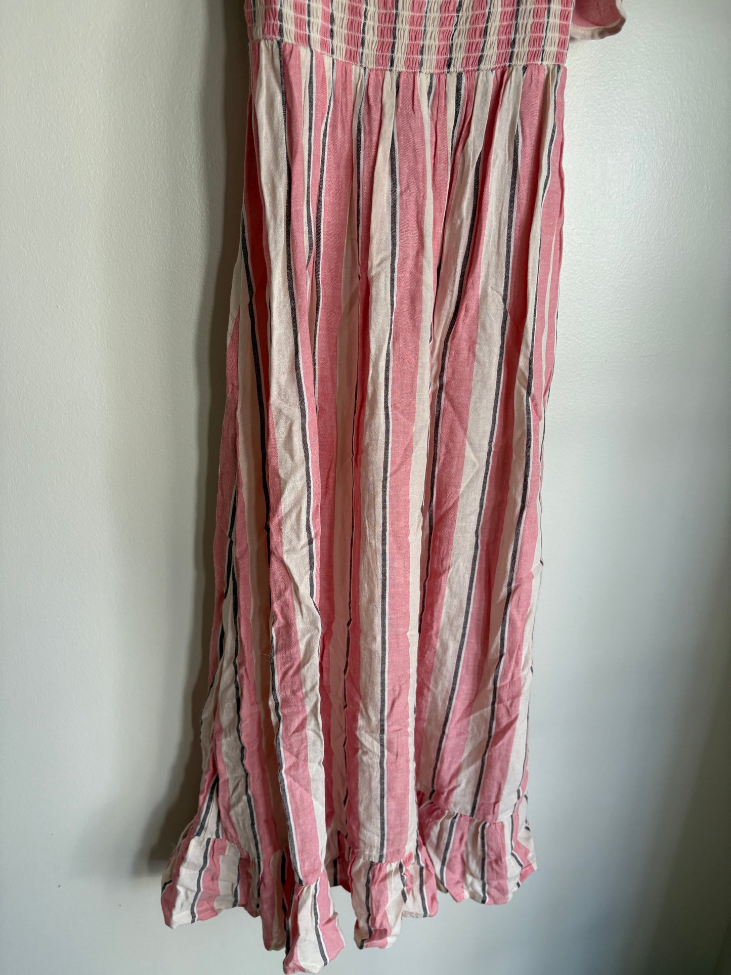 Dress Casual Maxi By Cmc In Striped Pattern, Size: S