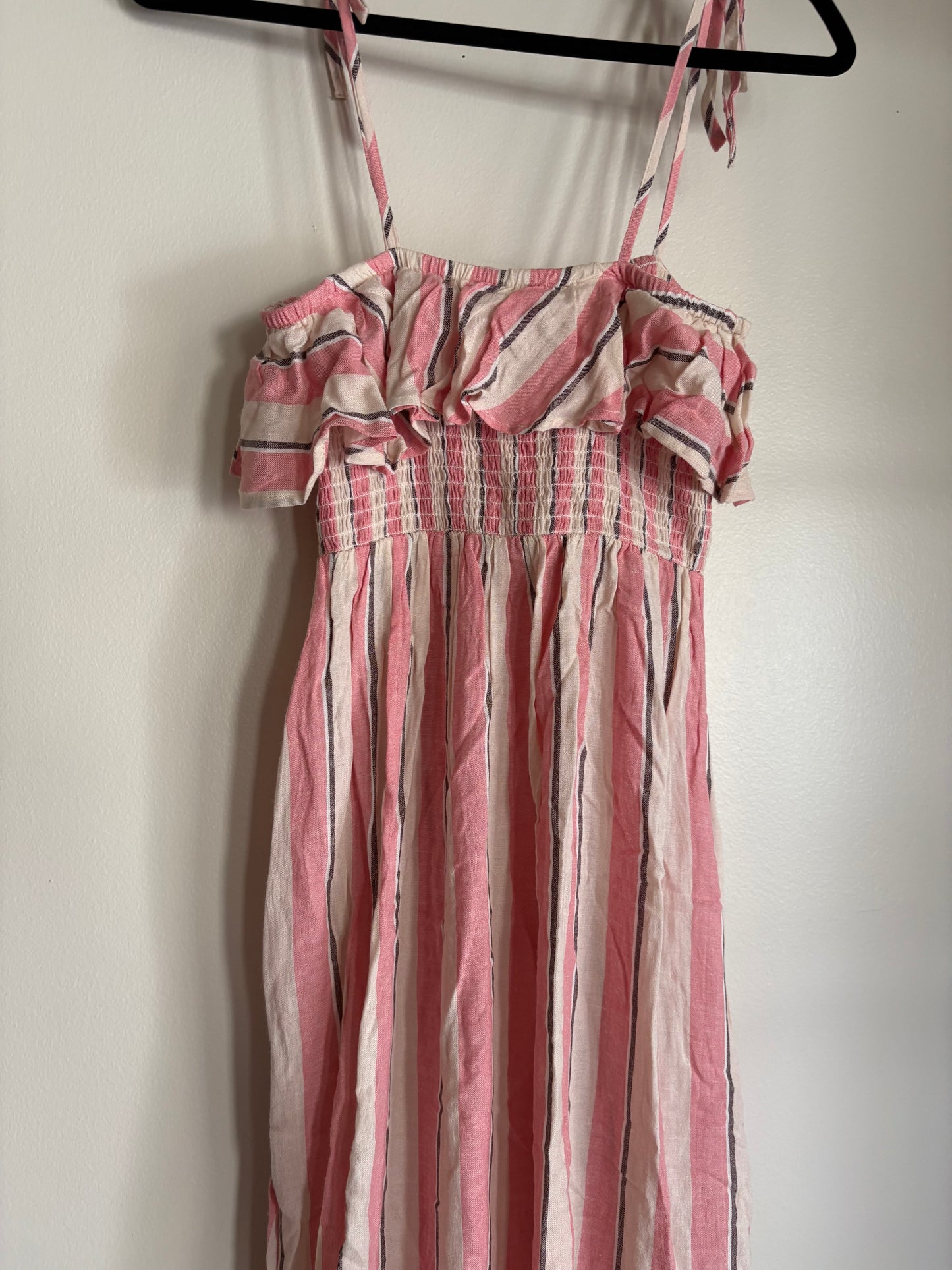 Dress Casual Maxi By Cmc In Striped Pattern, Size: S