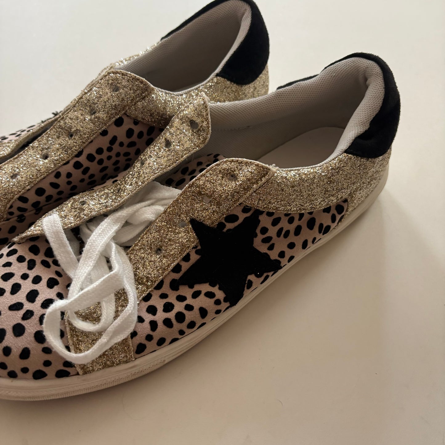 Shoes Flats By party In Animal Print, Size: 11