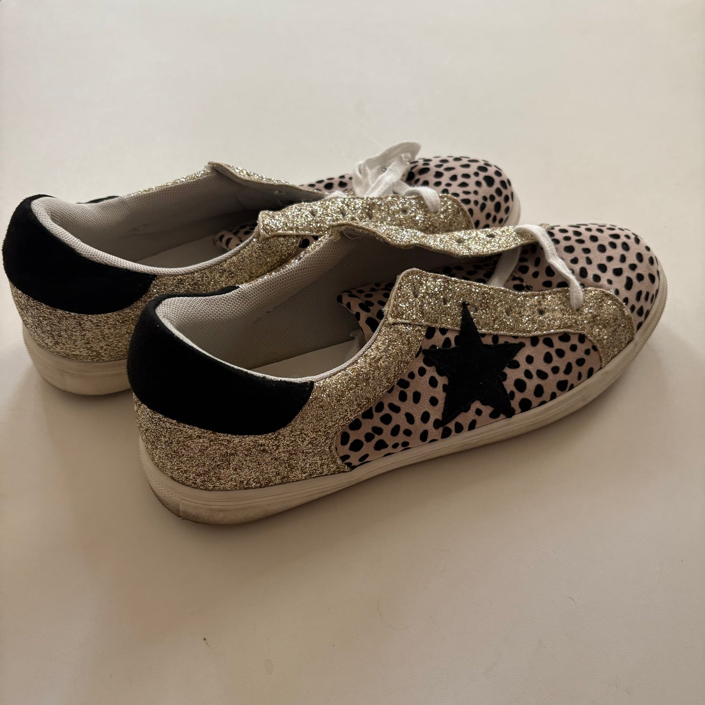 Shoes Flats By party In Animal Print, Size: 11