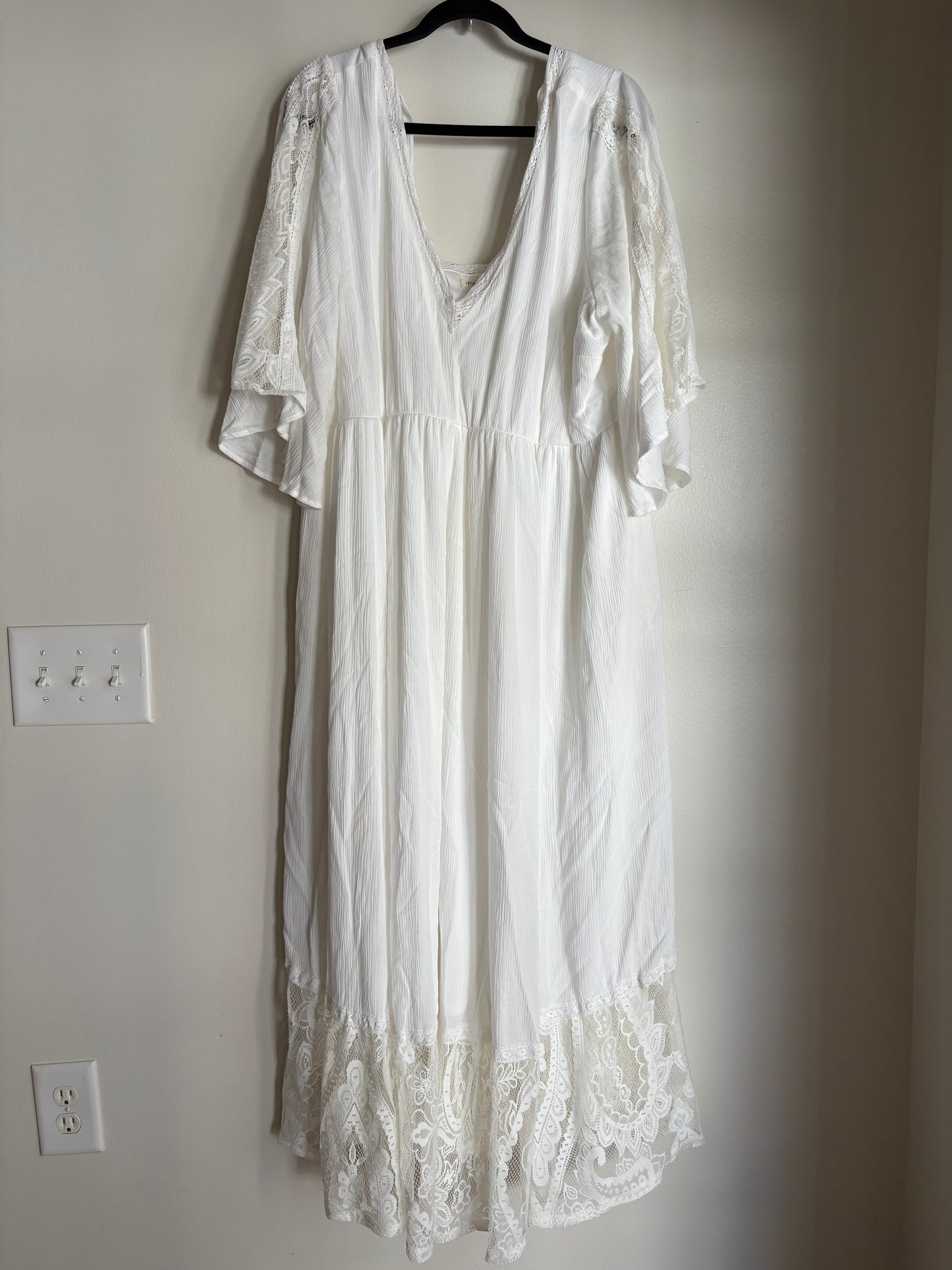 Dress Casual Maxi By FESTI In White, Size: 2x