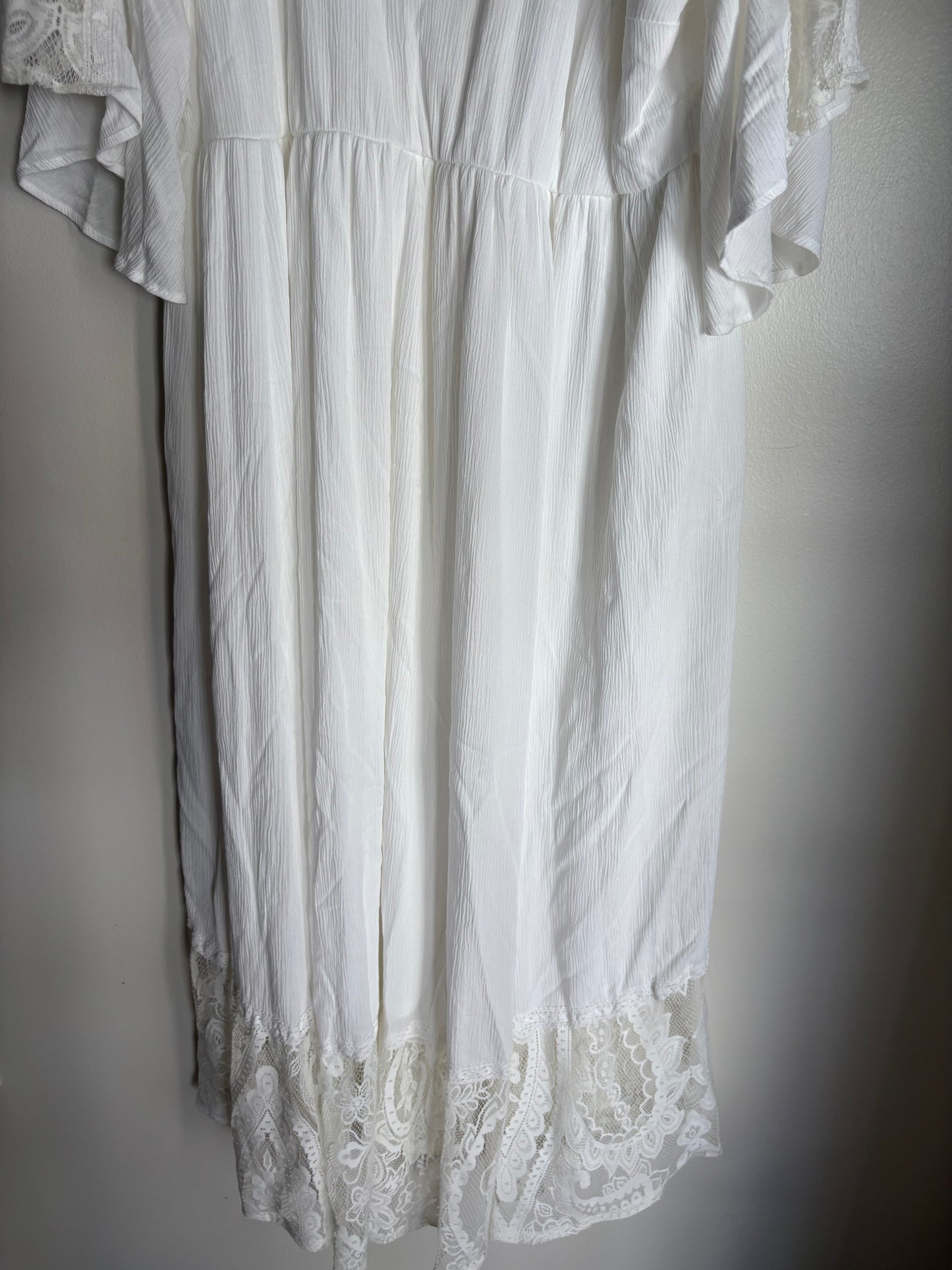 Dress Casual Maxi By FESTI In White, Size: 2x