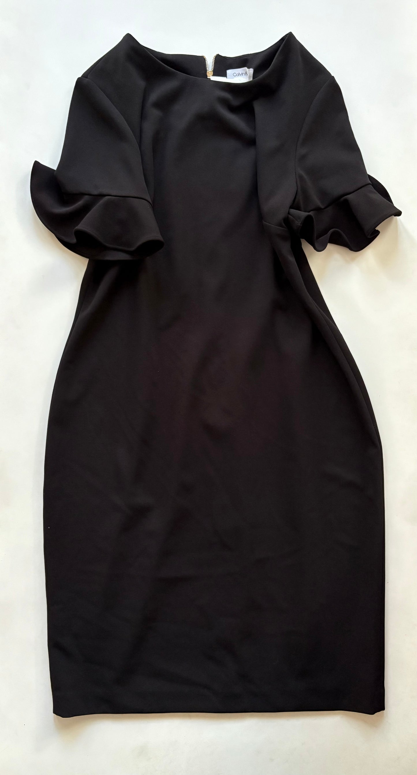 Dress Work By Calvin Klein In Black, Size: L